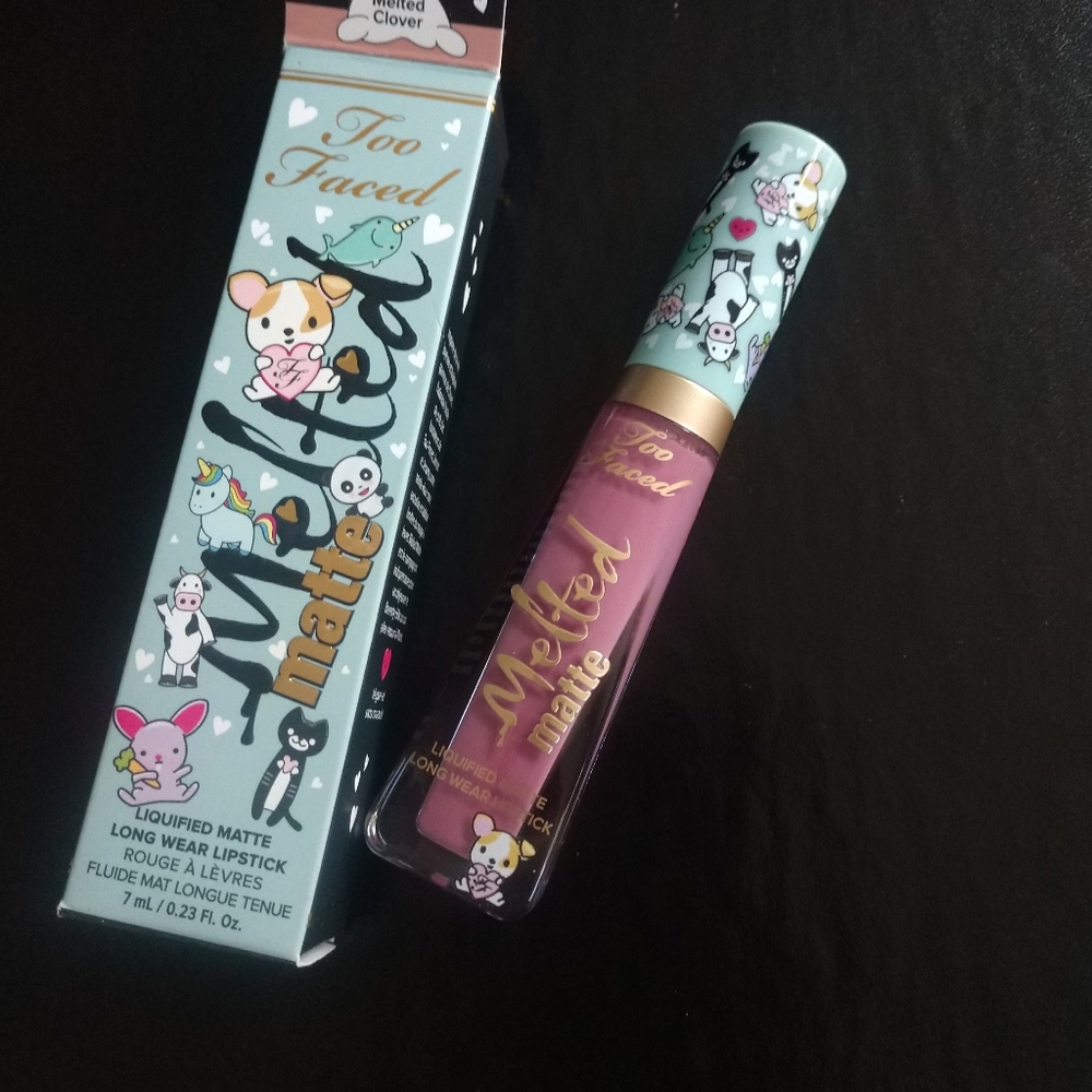 Too faced melted matte liquid lip melted clover